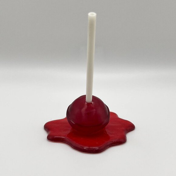 Red Lollipop Pop Sculpture - Picture 4 of 6